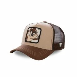 CAPSLAB Casquette Capslab Looney Tunes Taz Marron