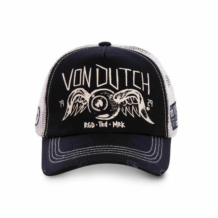 VONDUTCH Casquette Trucker Filet Crew Noir 4 VONDUTCH Casquette Trucker Filet Crew Noir – Image 2