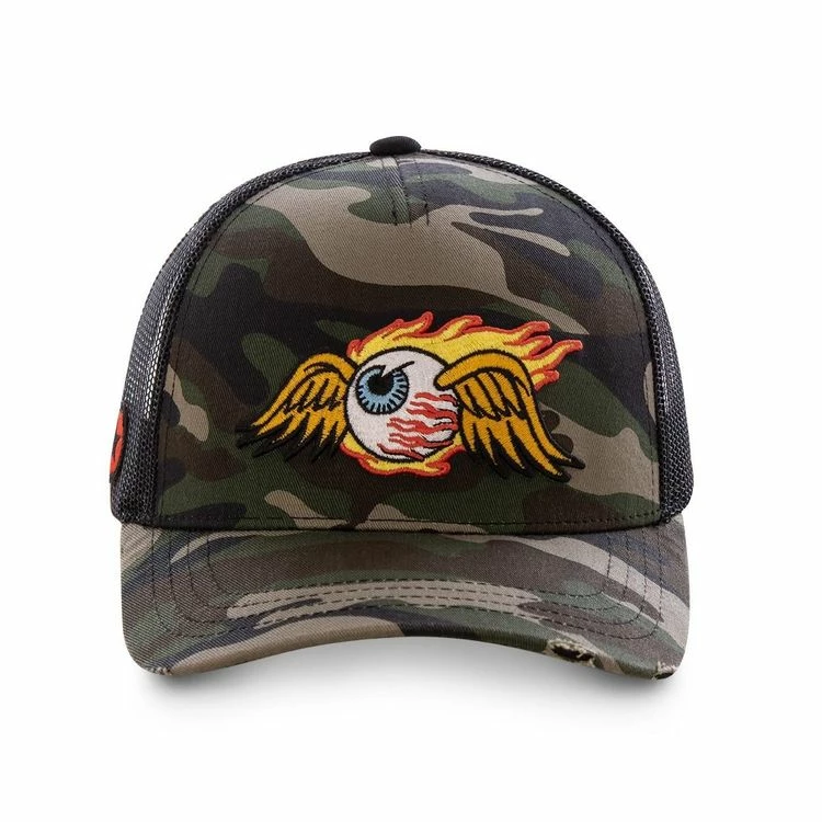 VONDUTCH Casquette Baseball Filet Von Dutch Fire Camouflage 4 VONDUTCH Casquette Baseball Filet Von Dutch Fire Camouflage – Image 2