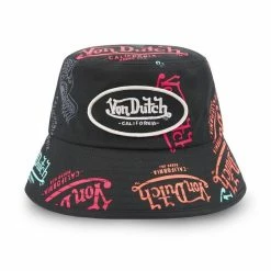 VONDUTCH Bob Homme & Femme Imprimé Logo Black