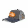 VONDUTCH Casquette Baseball Homme Jack Gris Logo Orange