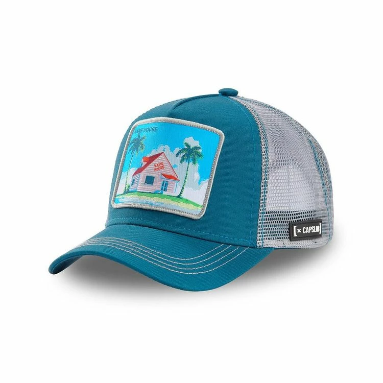 CAPSLAB Casquette Dragon Ball Kame House Bleu 3 CAPSLAB Casquette Dragon Ball Kame House Bleu