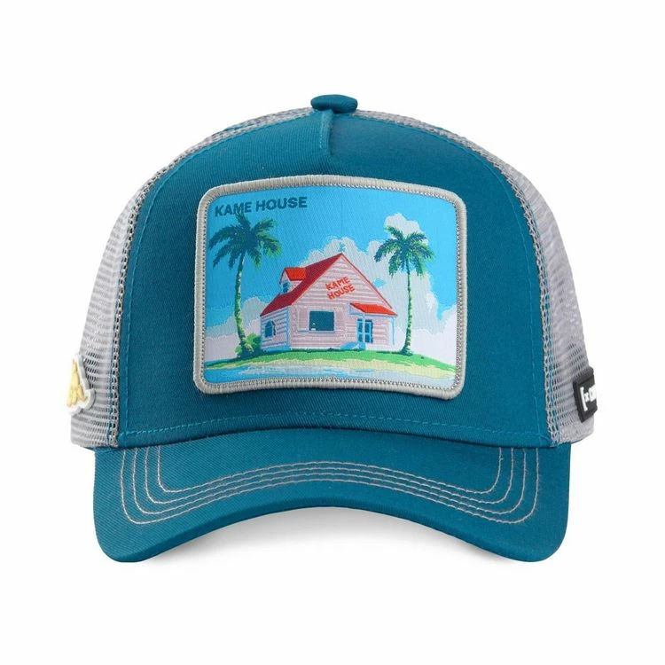 CAPSLAB Casquette Dragon Ball Kame House Bleu 4 CAPSLAB Casquette Dragon Ball Kame House Bleu – Image 2