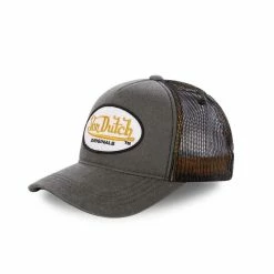 VONDUTCH Casquette Trucker Homme Originals Filet Gris