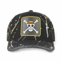 CAPSLAB Casquette Trucker Tag Avec Filet One Piece Skull -Magasin de vente Relife B2CD 4301