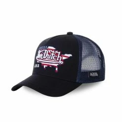 VONDUTCH Casquette Baseball USA Noir