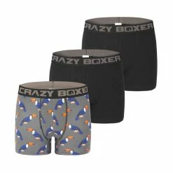 CRAZY BOXERS Boxer Homme Coton Bio Gots Toucan