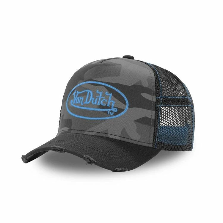 VONDUTCH Casquette Trucker Avec Filet Blue Camouflage 3 VONDUTCH Casquette Trucker Avec Filet Blue Camouflage