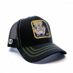 CAPSLAB Dragon Ball Z Majin Vegeta Casquette Noire Homme Capslab -Magasin de vente Relife B2CD 4386