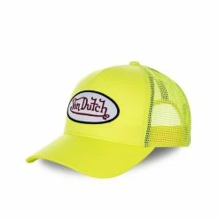 VONDUTCH Casquette Trucker Filet Fresh Jaune
