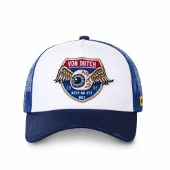 VONDUTCH Casquette Trucker Avec Filet High Blanc Et Bleu -Magasin de vente Relife B2CD 4417