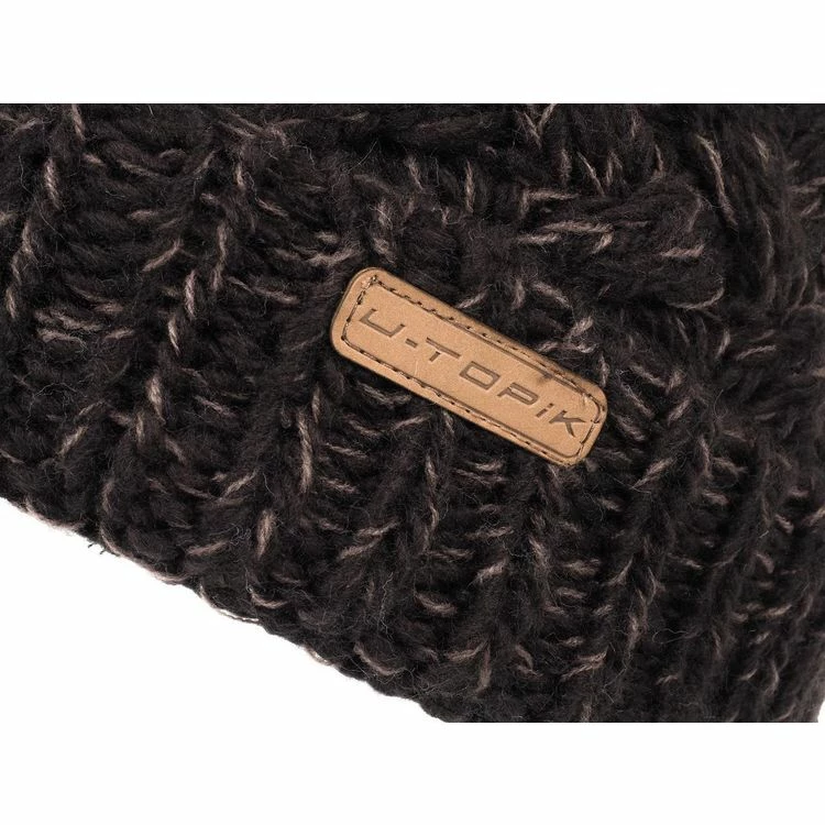 ALPES VERTIGO Bonnet à Pompon Alpes Vertigo Xavi Choco Bonnet Pompon Marron 25262 6 ALPES VERTIGO Bonnet à Pompon Alpes Vertigo Xavi Choco Bonnet Pompon Marron 25262 – Image 4