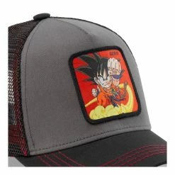 CAPSLAB Casquette Dragon Ball Goku Noir Et Rouge -Magasin de vente Relife B2CD 4515