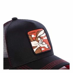 CAPSLAB Casquette Capslab Trucker Looney Tunes Coyote Noir -Magasin de vente Relife B2CD 4548