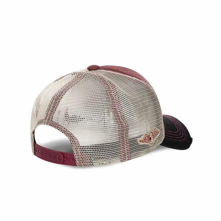 VONDUTCH Casquette Trucker Rags Rouge Bordeaux 6 VONDUTCH Casquette Trucker Rags Rouge Bordeaux – Image 4