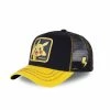 CAPSLAB Casquette Capslab Trucker Pokemon Pikachu Noir Visière Jaune