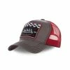 VONDUTCH Casquette Trucker Homme Filet Square Marron