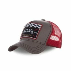 VONDUTCH Casquette Trucker Homme Filet Square Marron