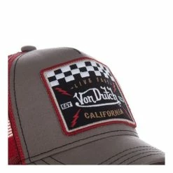 VONDUTCH Casquette Trucker Homme Filet Square Marron -Magasin de vente Relife B2CD 4768