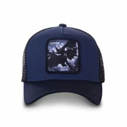 CAPSLAB Casquette Trucker DC Comics Batman Bleu Marine -Magasin de vente Relife B2CD 4783