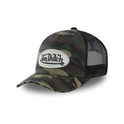 VONDUTCH Casquette Trucker Camouflage Avec Filet