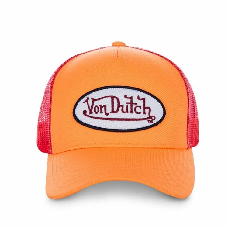 VONDUTCH Casquette Trucker Filet Fresh Orange 4 VONDUTCH Casquette Trucker Filet Fresh Orange – Image 2