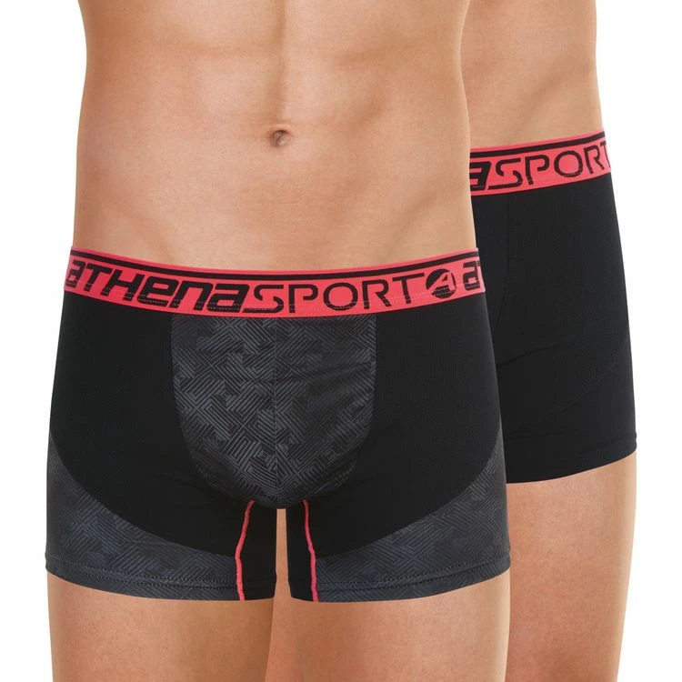 Athena Lot De 2 Boxers Homme Running 3 Athena Lot De 2 Boxers Homme Running