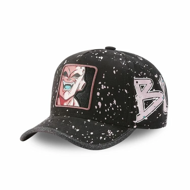 CAPSLAB Casquette Dragon Ball Z Buu Effet Peinture 3 CAPSLAB Casquette Dragon Ball Z Buu Effet Peinture