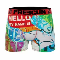FREEGUN Lot De 4 Boxers Homme Street Art -Magasin de vente Relife B2CD 503