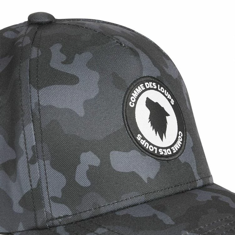 COMME DES LOUPS Casquette Uni En Coton Camouflage 5 COMME DES LOUPS Casquette Uni En Coton Camouflage – Image 3