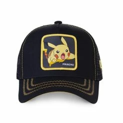 CAPSLAB Casquette Capslab Trucker Pokemon Pikachu Noir 7 CAPSLAB Casquette Capslab Trucker Pokemon Pikachu Noir -Magasin de vente Relife B2CD 5050