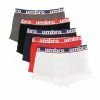 UMBRO X5 Boxers Blanc/Rouge/Noir Homme Umbro