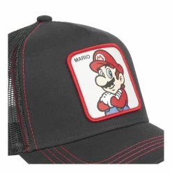 CAPSLAB Casquette Trucker Super Mario Blanc -Magasin de vente Relife B2CD 5143