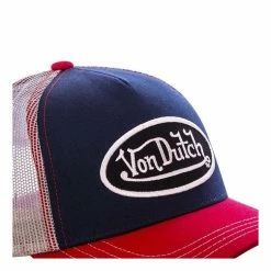 VONDUTCH Casquette Trucker Colors Tricolore Rouge, Noir, Blanc -Magasin de vente Relife B2CD 5148