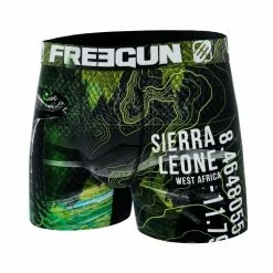 FREEGUN Boxer Homme En Polyester Recyclé Animal Savage Snake -Magasin de vente Relife B2CD 519