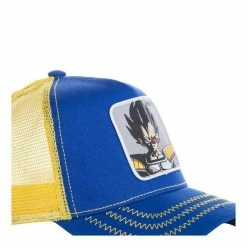 CAPSLAB Casquette Dragon Ball Z Vegeta Bleu Filet Jaune -Magasin de vente Relife B2CD 5194