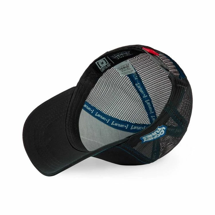 CAPSLAB Casquette Capslab Looney Tunes Porky Pig Noir 7 CAPSLAB Casquette Capslab Looney Tunes Porky Pig Noir – Image 5