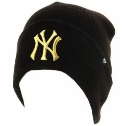 '47 BRAND 47 BRAND Bonnet Classique 47 Brand Ny Bonnet Metallic Noir Dore Noir 83346