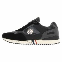 SERGE BLANCO Chaussures Basses Cuir Ou Simili Serge Blanco Sneakers Noir Noir 7-109