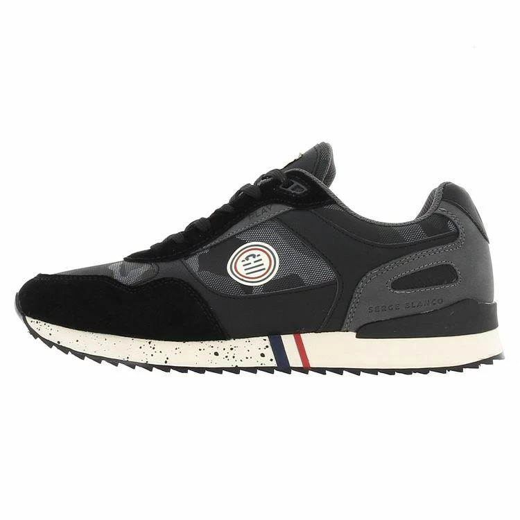 SERGE BLANCO Chaussures Basses Cuir Ou Simili Serge Blanco Sneakers Noir Noir 7-109 3 SERGE BLANCO Chaussures Basses Cuir Ou Simili Serge Blanco Sneakers Noir Noir 7-109
