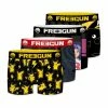 FREEGUN Lot De 4 Boxers Homme Pokémon