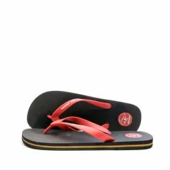 BEPPI Tongs Noir/Rouge Homme Beppi Slipper