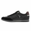 GEOX Chaussures Basses Cuir Ou Simili Geox Renan Black Uomo Sneakers Noir 7-374 -Magasin de vente Relife B2CD 5533
