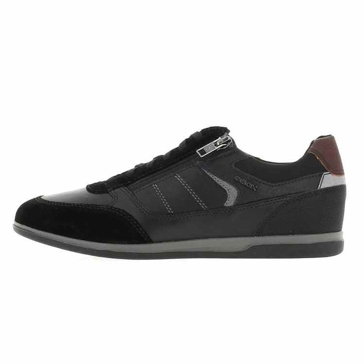 GEOX Chaussures Basses Cuir Ou Simili Geox Renan Black Uomo Sneakers Noir 7-374 3 GEOX Chaussures Basses Cuir Ou Simili Geox Renan Black Uomo Sneakers Noir 7-374