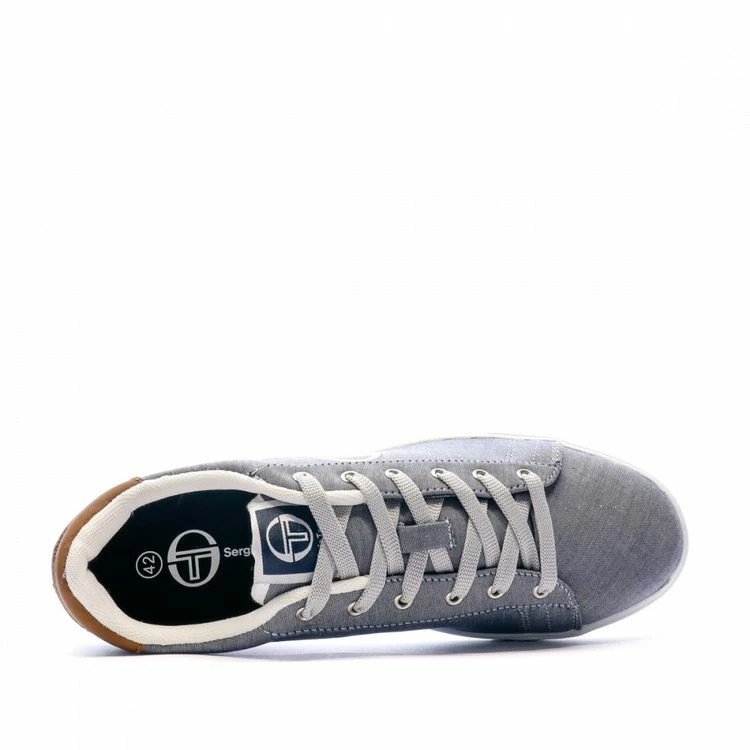 SERGIO TACCHINI Chaussures En Toiles Grises Homme Sergio Tacchini Twill 6 SERGIO TACCHINI Chaussures En Toiles Grises Homme Sergio Tacchini Twill – Image 4