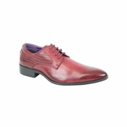 Kebello Derbies à MotifsHomme Rouge 7 Kebello Derbies à MotifsHomme Rouge -Magasin de vente Relife B2CD 5564