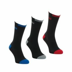 WILSON Lot De 3 Paires De Chaussettes Crew Homme Wilson -Magasin de vente Relife B2CD 562