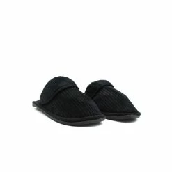 Kebello Chaussons En VeloursHomme Noir -Magasin de vente Relife B2CD 5622