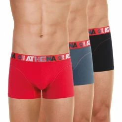 Athena Lot De 3 Boxers Homme Endurance 24H -Magasin de vente Relife B2CD 568