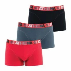 Athena Lot De 3 Boxers Homme Endurance 24H -Magasin de vente Relife B2CD 569